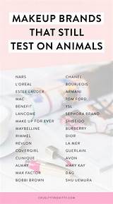 Images of Which Makeup Brands Test On Animals