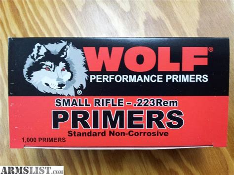 Armslist For Saletrade Wolf 223 Small Rifle Primers Bitcoins