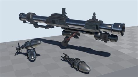 Unreal Engine Marketplace Military Weapons Silver Free