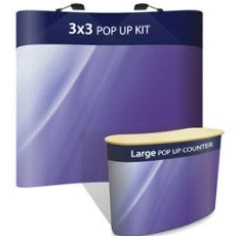 Advantage 3x3 Large Pop Up Counter Display Kit