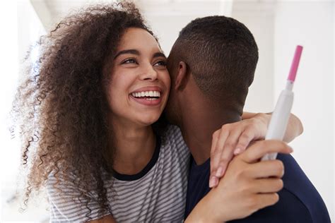 Couple Celebrating Positive Home Pregnancy Test Result Tennessee