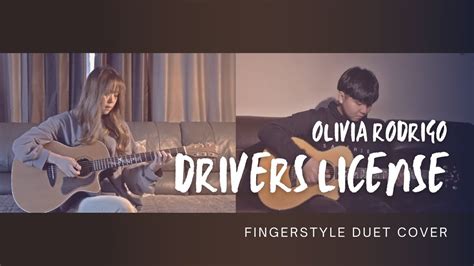 Olivia Rodrigo Drivers License L Acoustic Fingerstyle Guitar Cover By