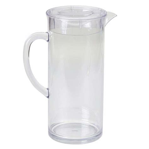 64 Oz Plastic Pitcher With Lid Whisk