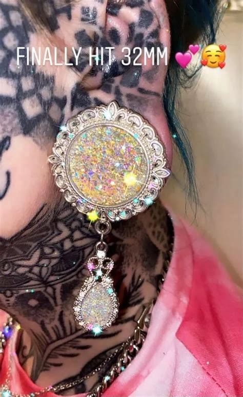 Tattoo Model Punctures Cm Holes Into Earlobes And Flaunts Jaw Dropping Results Daily Star