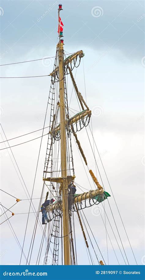 Mast Of Old Sailing Ship Royalty Free Stock Photography Image 2819097