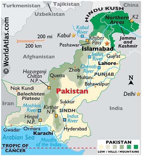 Pakistan Map Geography Of Pakistan Map Of Pakistan