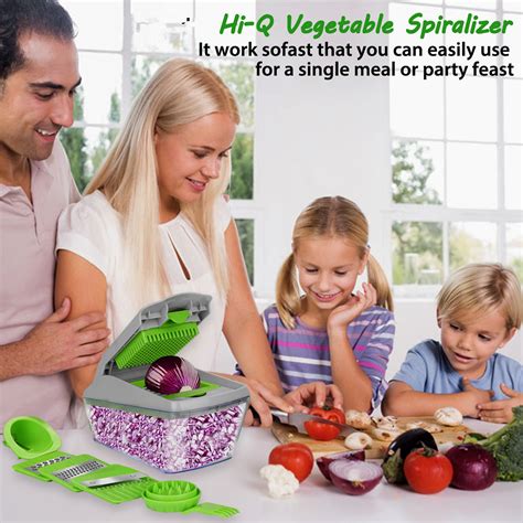 Vegetable Chopper Slicer Dicer 13 Pieces Vegetable Spiralizer
