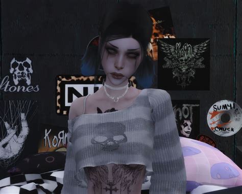 Tags Emo Scene Alternative Goth Sims 4 Cc In 2022 Virtual Girl