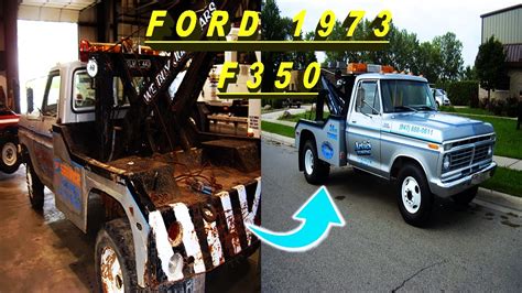 1973 Ford F350 With Holmes 440 Wrecker Body Youtube