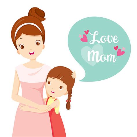 Best Mother And Daughter Illustrations Royalty Free Vector Graphics