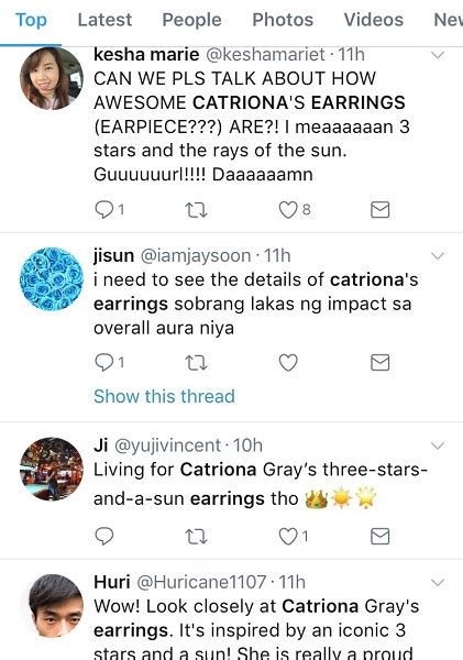 6,137 отметок «нравится», 184 комментариев — tessera (@tesserajewelry) в instagram: Catriona Gray's show-stopping ear cuff at the Binibining Pilipinas 2018 coronation night | PEP.ph