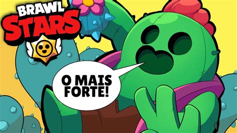 Spike O Brawler LendÁrio Mais Forte Do Brawl Stars Atualmente Youtube