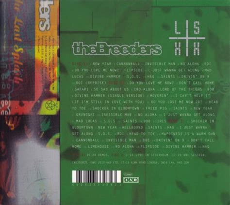 The Breeders Lsxx Last Splash 20th Anniversary Reissue 2013
