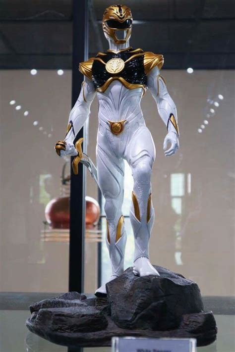 White Ranger Suit Design Power Rangers Fan Art Mighty Morphin Power