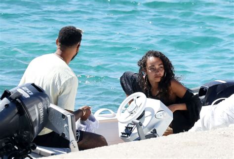 Before joining little mix, she worked as a waitress in pizza hut. LEIGH-ANNE PINNOCK and Andre Gray at a Boat in Mykonos 08 ...