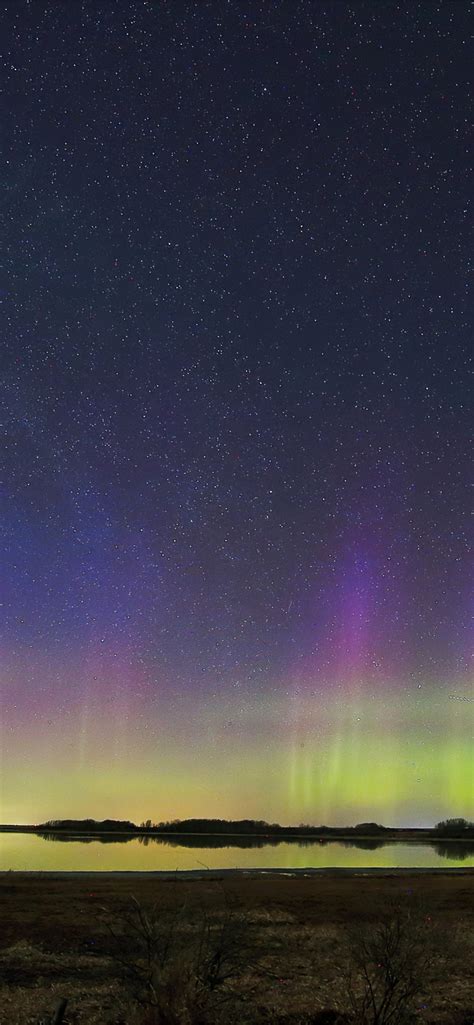 Aurora Borealis Northern Light Lake 4k Iphone Wallpapers Free Download