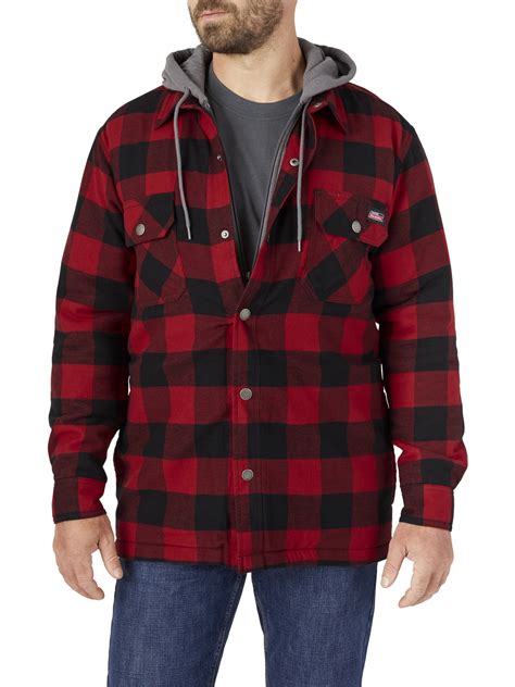 Buy Genuine Dickies Sherpa Lined Hooded Flannel Shirt Jacket Online At Lowest Price In Nepal