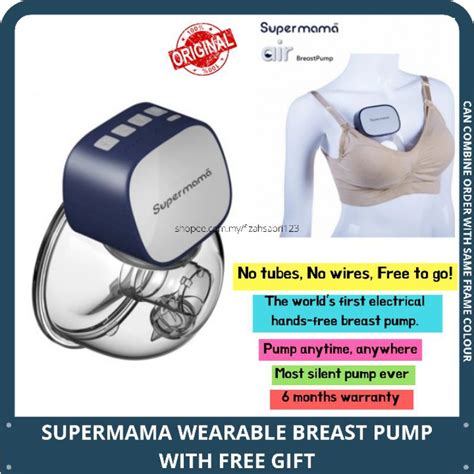 Find the best breast pump without losing your mind. SUPERMAMA BREASTPUMP PORTABLE HANDSFREE BREAST PUMP BEBAS ...