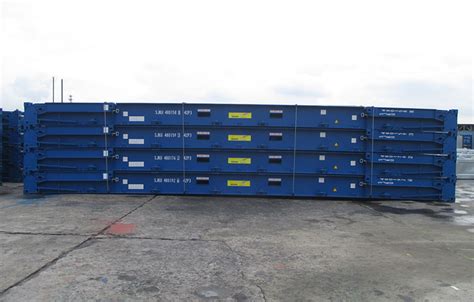 40ft Flat Rack Container With Collapsible Ends Sarjak Container Lines