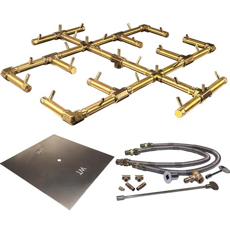 Warming Trends 48 Inch Square Propane Fire Pit Burner Kit W 305 Inch