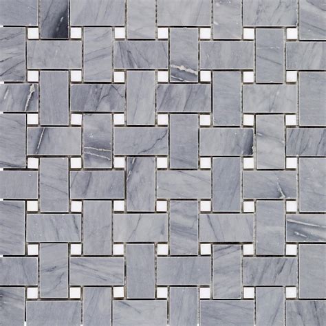 It looks gorgeous and can take your décor to the next level, creating a stunning effect on shower walls and floors, bathrooms, fireplaces, and backsplashes. Ivy Hill Tile Basket Weave Burlington Gray and White Thassos Basketweave 12 in. x 12 in. Marble ...