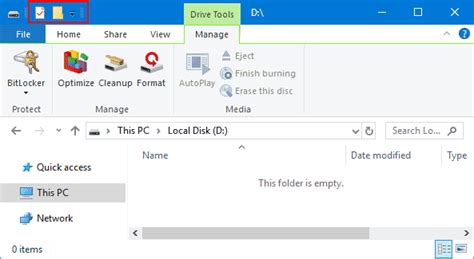 Customize The Quick Access Toolbar In Windows 10s File Explorer Images