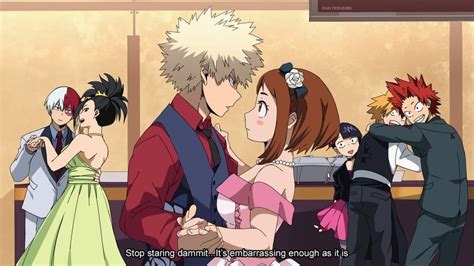 Uraraka Ochako Bakugou Katsuki Yaoyorozu Momo Todoroki Shouto Jirou