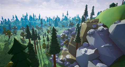 Artstation Low Poly Environment Art In Ue4