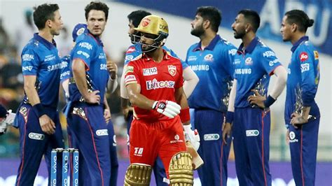 Ipl 2021 Updated Points Table After Pbks Vs Mi And Kkr Vs Dc 5 Times