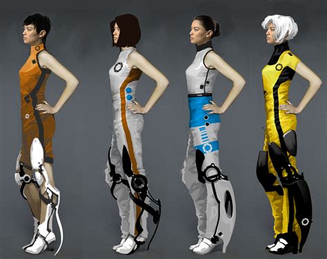 Image Portal 2 Potatofoolsday Arg Chell Outfit Concept Art 2