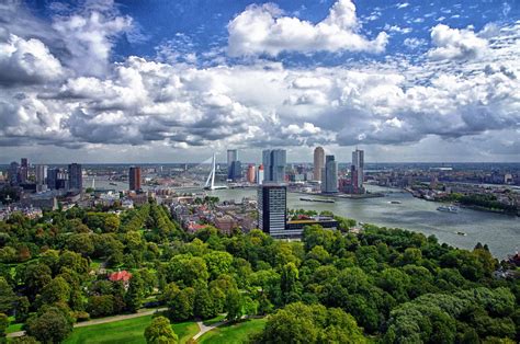 Download Harbor Cloud Sky Netherlands Man Made Rotterdam 4k Ultra Hd