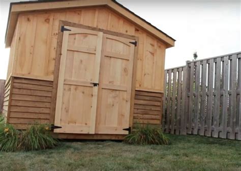 How To Make Shed Doors From Plywood How To Build A Shed Door From