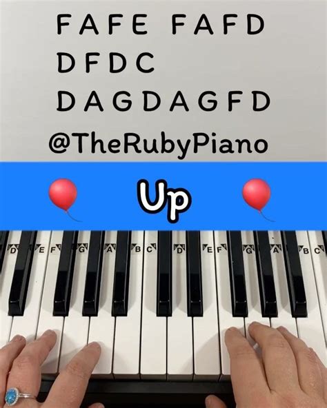 Therubypiano On Instagram 🏡🎈 Learn How To Play The Theme Song From
