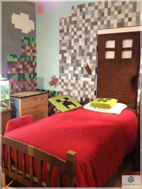 Decorating Your Kids Room With A Minecraft Theme Well Decoration