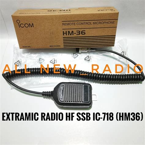 Extramic Radio Hf Ssb Icom 718 Ic 756 Pro Ic 7800 Extra Mic Icom Hm36