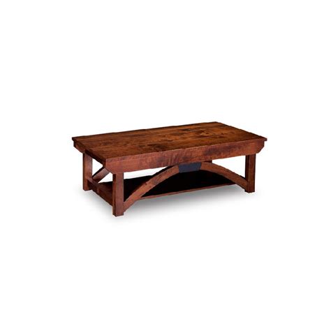 Simply Amish Lotrb 02b0 B And O Railroad Trestle Bridge Coffee Table