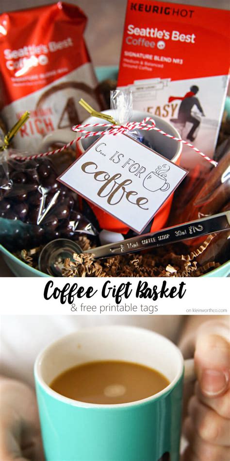 Around the world in 12 coffees coffee gift basket. Coffee Gift Basket Idea - Kleinworth & Co