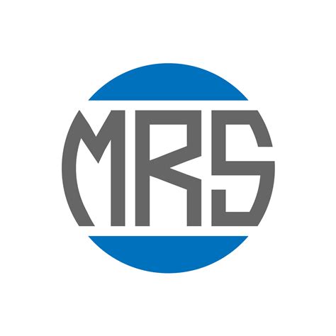 MRS letter logo design on white background. MRS creative initials