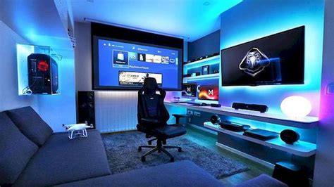 Cool 45 Awesome Computer Gaming Room Decor Ideas And Design Source