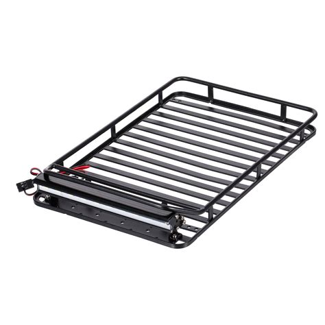 Rc Steel Roof Rack Luggage Carrier With 10 Led Light Compatible With