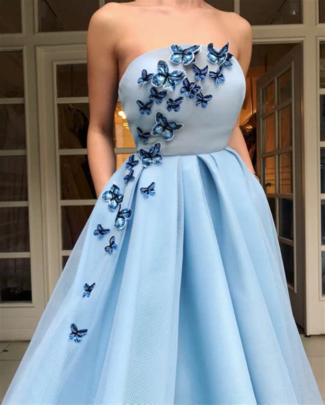 butterflies sprout tmd gown teuta matoshi prom dresses blue tulle prom dress gowns dresses