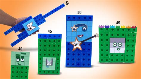 Diy Numberblocks 40s And 50s Snap Cubes Custom Set Keiths Toy Box