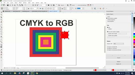 Corel Draw Tips And Tricks Change All Your Cmyk Colors To Rgb All At Once