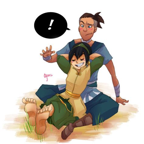 Toph And Sokka Commission By Ceshira On Deviantart Avatar Aang Avatar The Last Airbender Art
