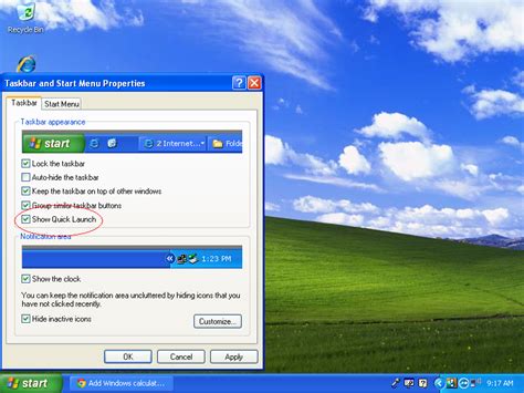 How To Add Programs To The Quick Launch Toolbar In Windows Xp Almost