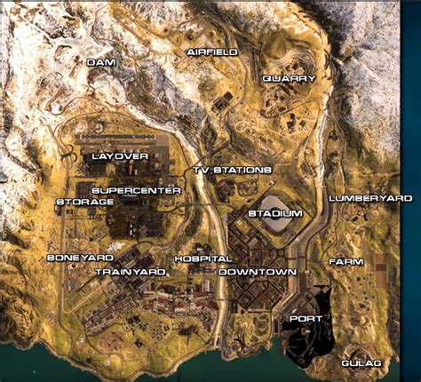Call Of Duty Warzone Map High Resolution