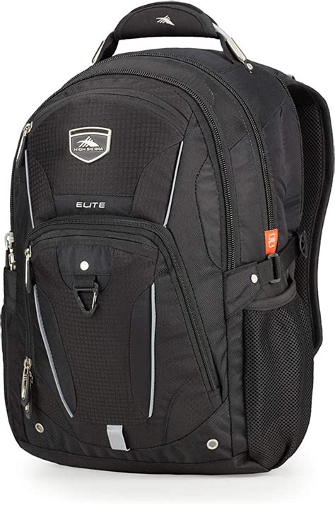 High Sierra Elite Backpack Black Amazonca Sports And Outdoors