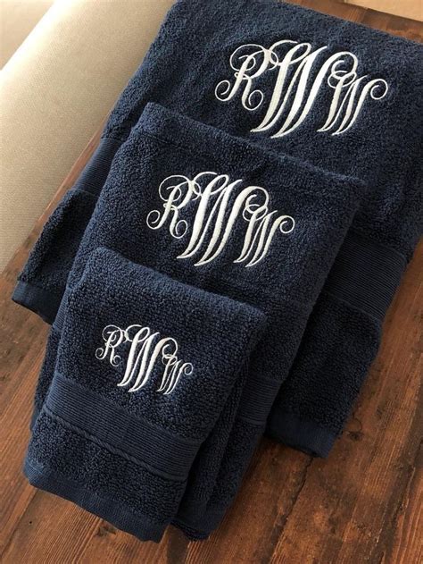 Best Seller Monogrammed Towel Set Bath Towel Personalized Towel Set