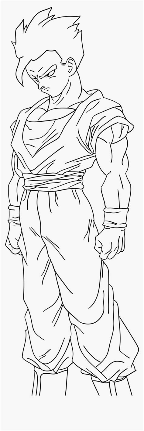 Dragon Ball Z Gohan Coloring Pages