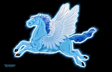 Blue Pegasus By Michael Serra On Deviantart